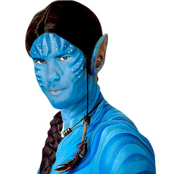 Make-up modrý v tubě