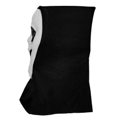 Maska s kapucňou a výrezom pre ústa