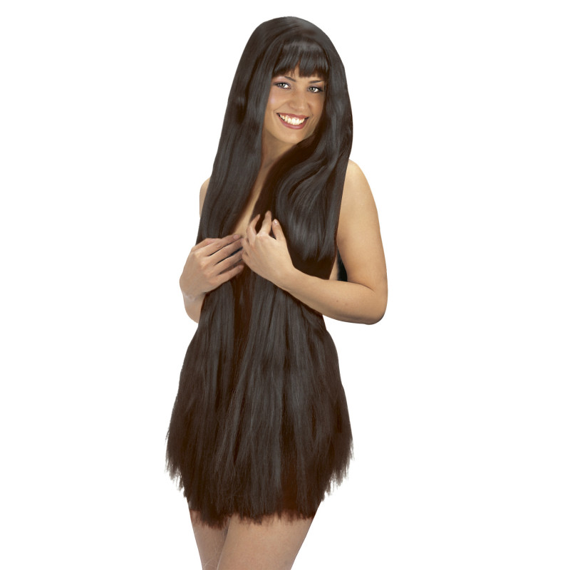 Paruka černá dlouhá maxi