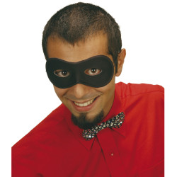 Škraboška černá domino klasik