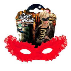 Škraboška s krajkou