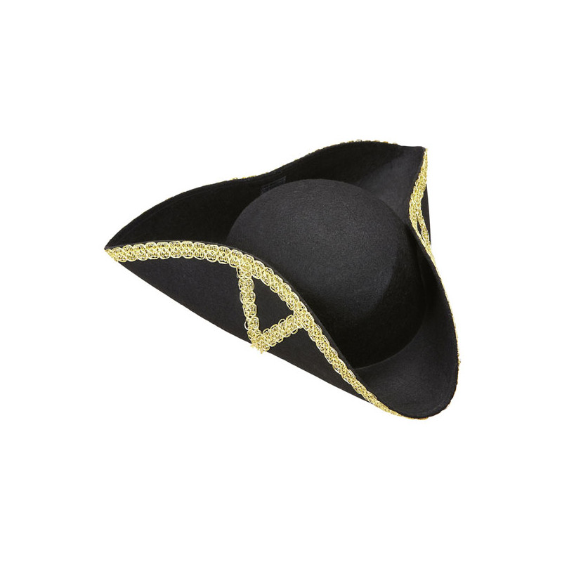 Klobouk třírohák černý