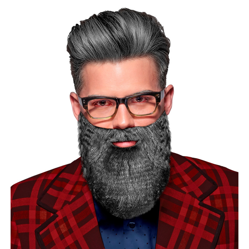 Plnovous šedivý vlnitý