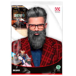 Plnovous šedivý vlnitý