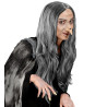 Čarodějnická karnevalová paruka šedivá