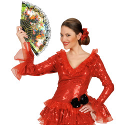 Španielsky látkový ventilátor