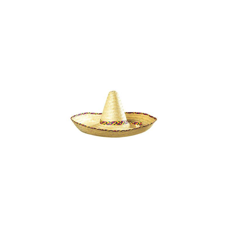 Mexické slamené sombrero 65 cm