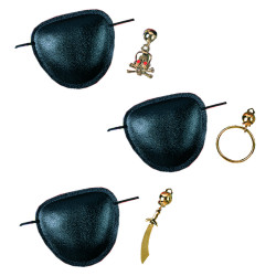 Pirátská sada páska s náušnicí