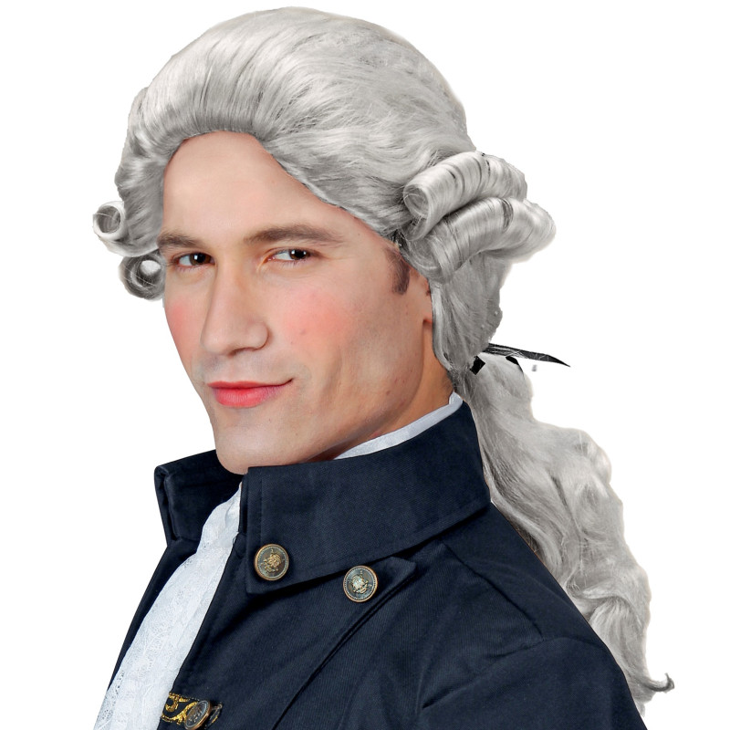 Paruka pánská historická šedivá