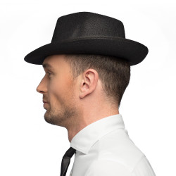 Klobouk mafián černý