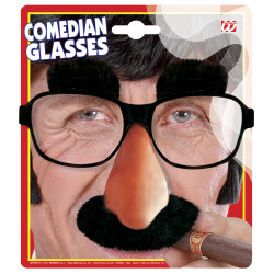 Brýle s nosem knírem a obočím