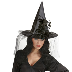 Čarodějnický klobouk s pavoukem