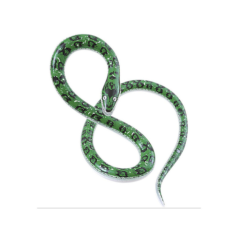 Zelený nafukovací had 152 cm