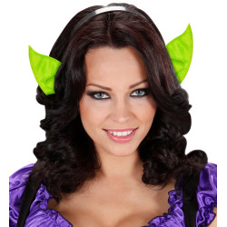 Uši mimozemšťan na čelence zelené