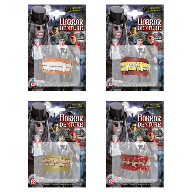 Latexové hororové zuby