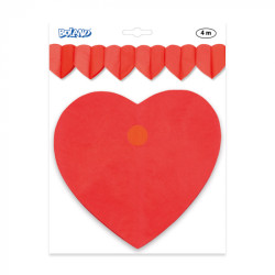 Srdcová girlanda 4 m