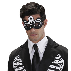 Škraboška Halloween černá