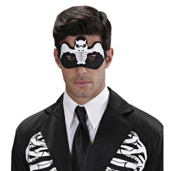 Škraboška Halloween černá