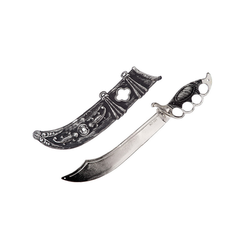 Pirátská šavle s pochvou 40 cm