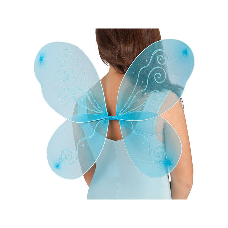 Motýlie krídla modré