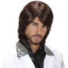 Paruka retro hnědá pánská Pop star