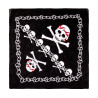 Pirátský šátek s lebkami