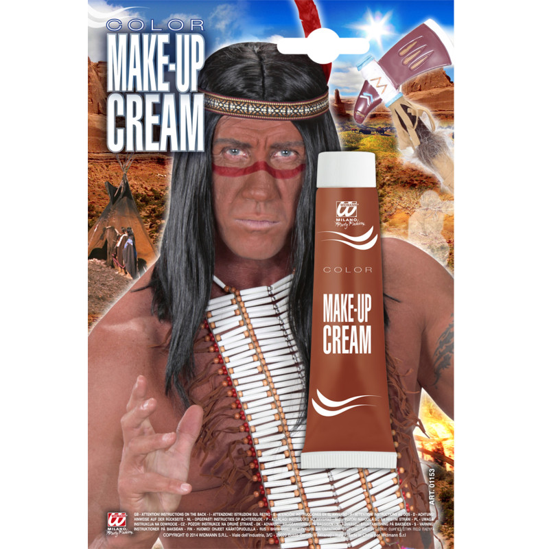 Make-up indián rudý