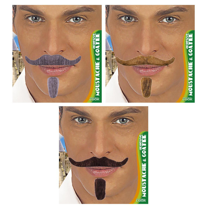 Retro knírek a bradka