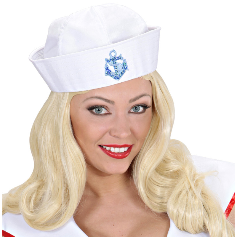 Čepice plavčík bílá