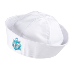 Čepice plavčík bílá