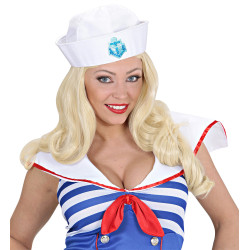 Čepice plavčík bílá