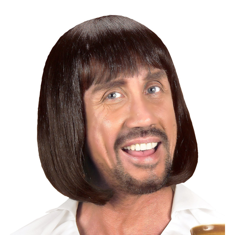 Paruka pánská historická hnědá