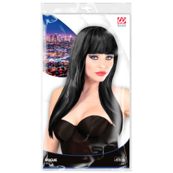 Paruka černá dámská dlouhá