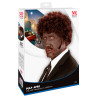 Paruka hnědé afro s vousy