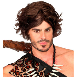 Paruka Tarzan tmavá