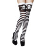 Pirátské nadkolenky pruhované
