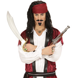 Pirátský náhrdelník motiv lebka