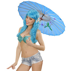 Barevný slunečník orientální průměr 76 cm