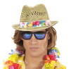 Pánsky slamenný klobúk fedora