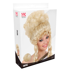 Paruka bohyně s loknami blond