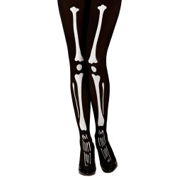 Punčocháče kostlivec halloweenské