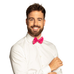 Motýlek růžový na gumičku