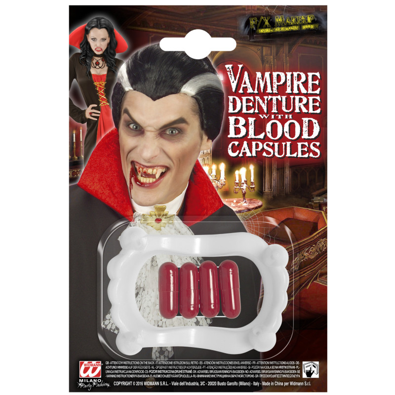 Draculove zuby s krvou