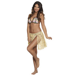 Havajská sukně přírodní 45cm