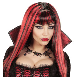 Náhrdelník s pavouky a pavučinami