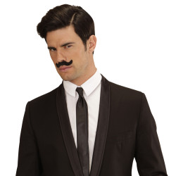 Kníry černé samolepící 7 ks