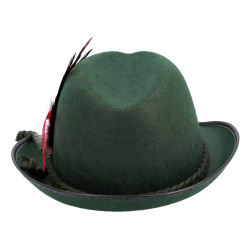 Lovecký klobúk s pierkom