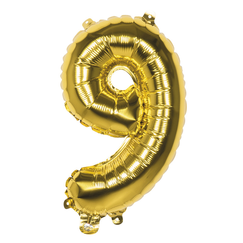Fólie číslo 9 zlatá - 86 cm