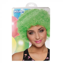 Klaunská paruka zelená