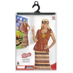 Kostým hippie ženy veľkosť XXL